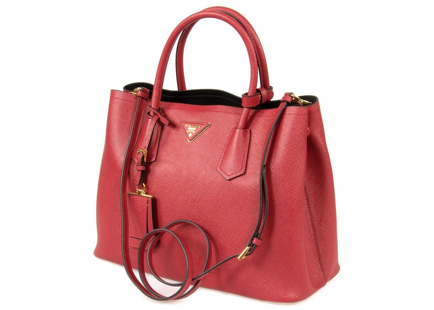 Prada Saffiano Cuir Handbag Pink