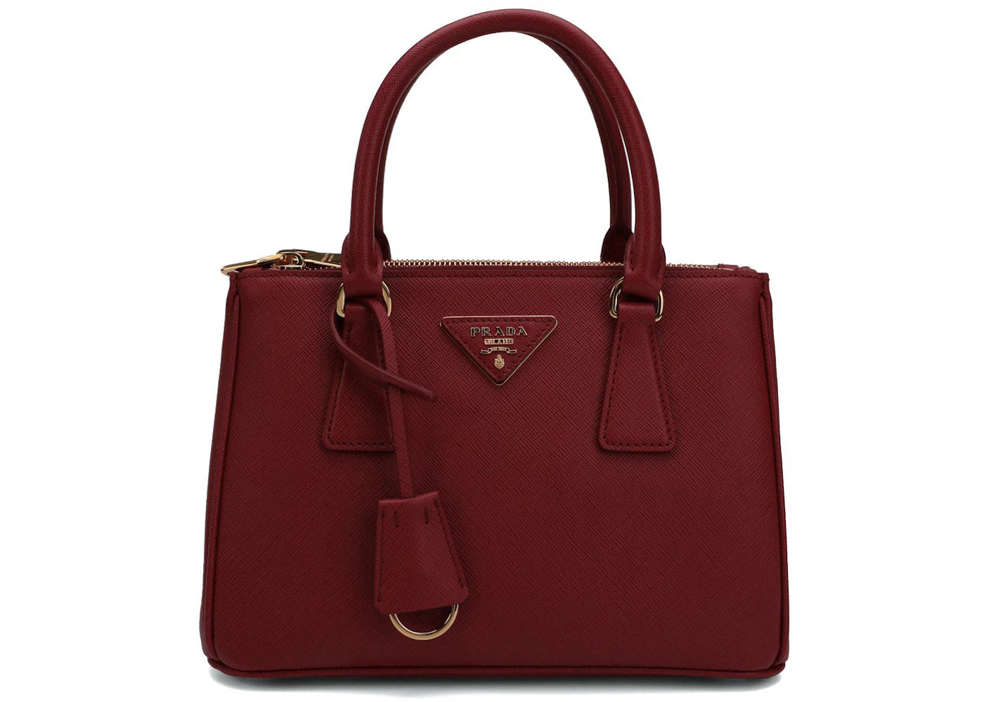 Prada Saffiano Galleria Bag Small Cerise