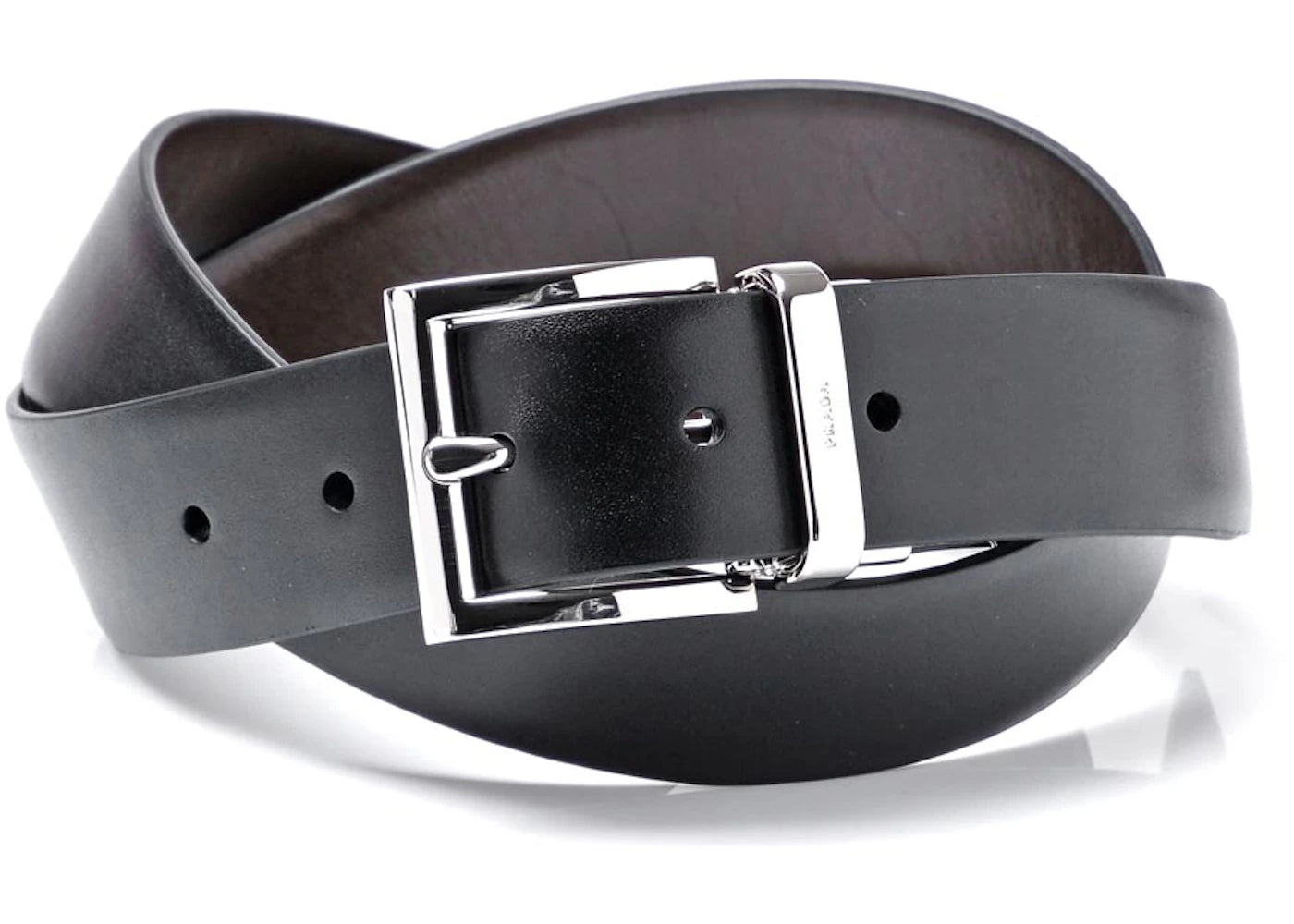 Prada Saffiano Leather Belt 1 Width Black