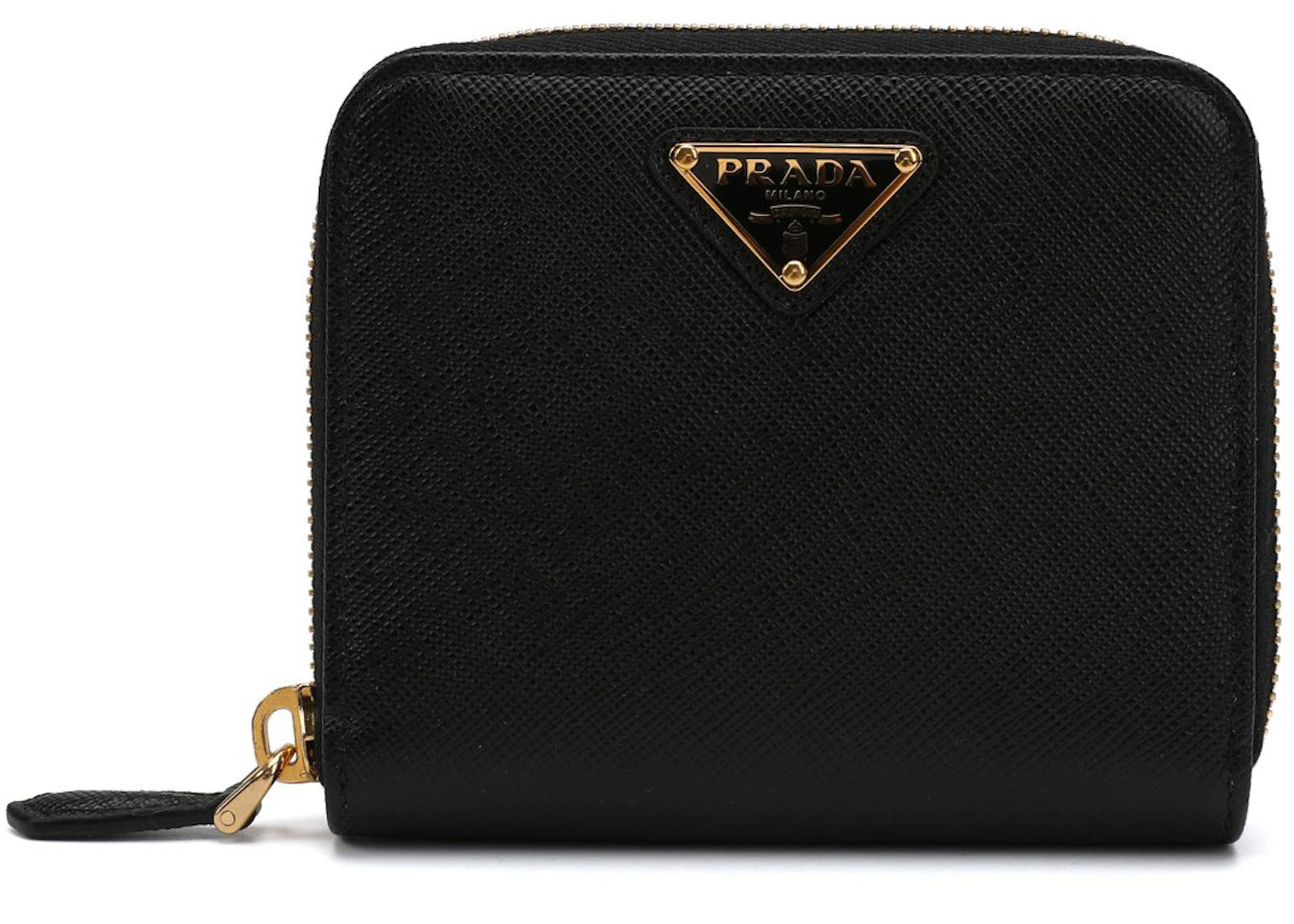 Prada Saffiano Wallet Small Black
