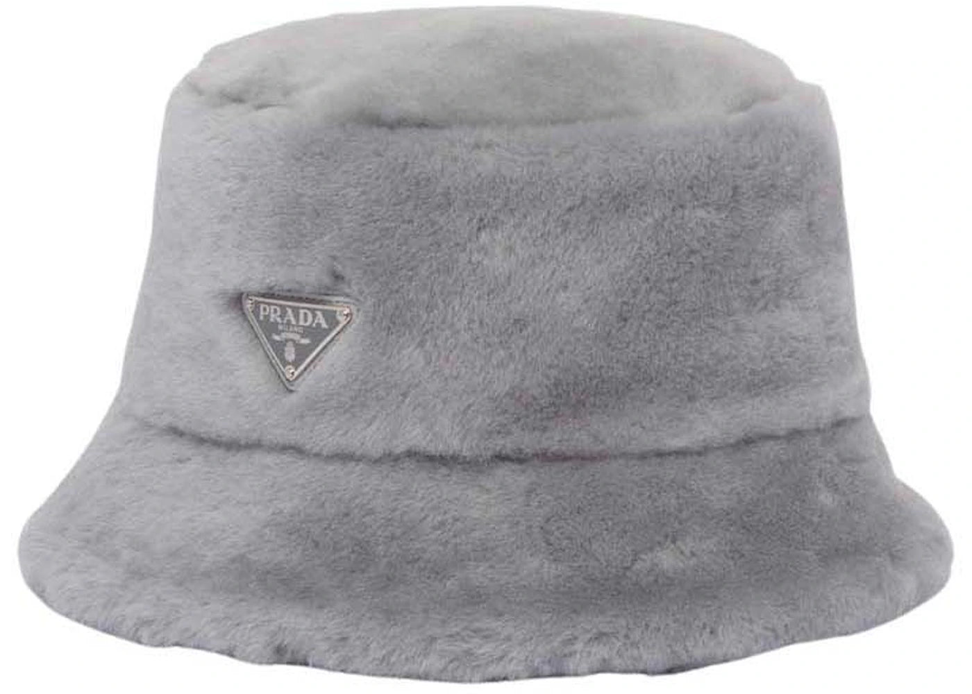 Prada Shearling Bucket Hat Cornflower
