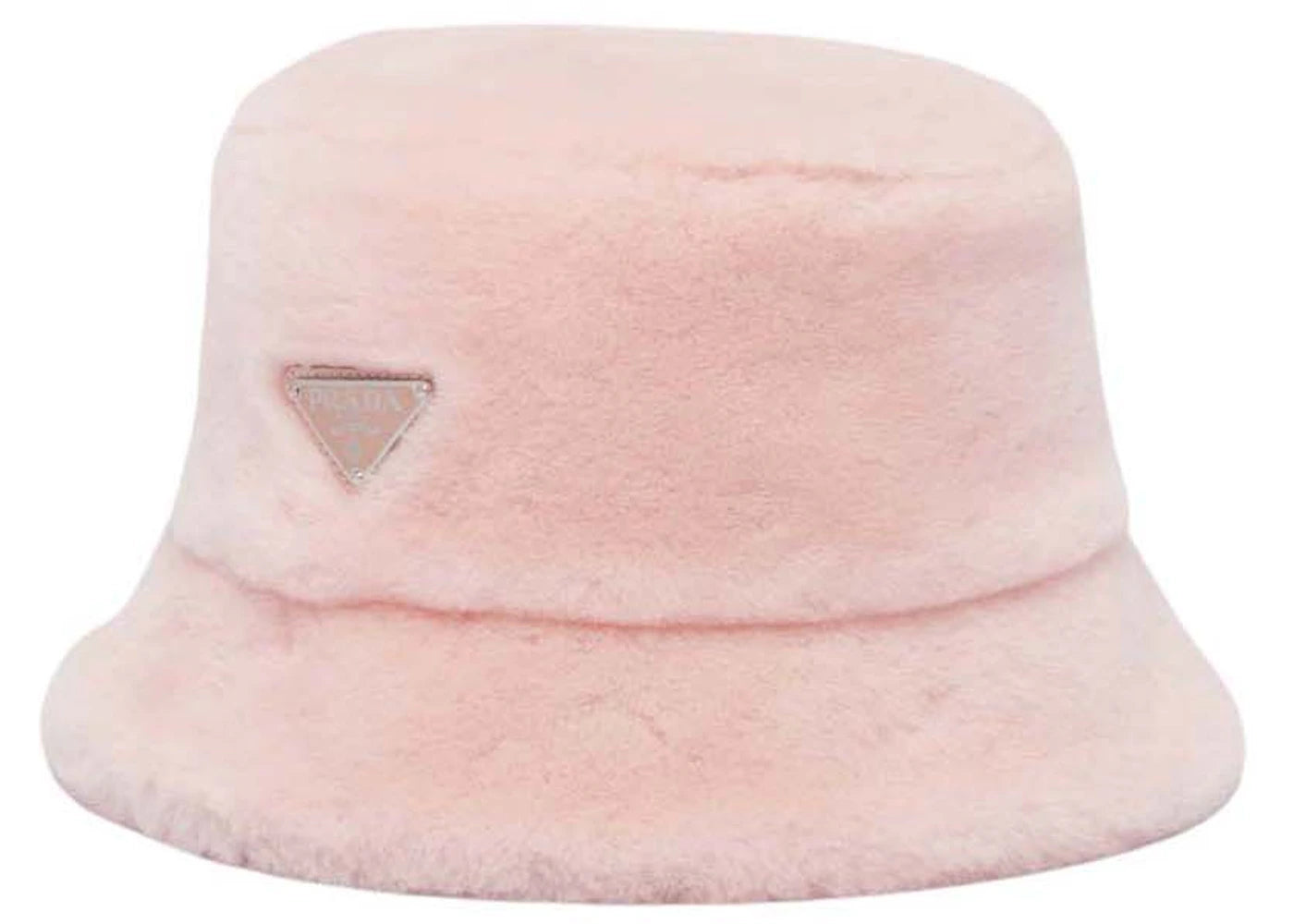 Prada Shearling Bucket Hat Orchid Pink