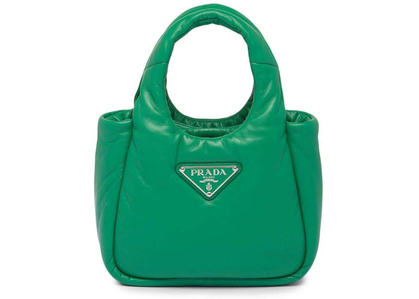 Prada Small Soft Padded Bag Green