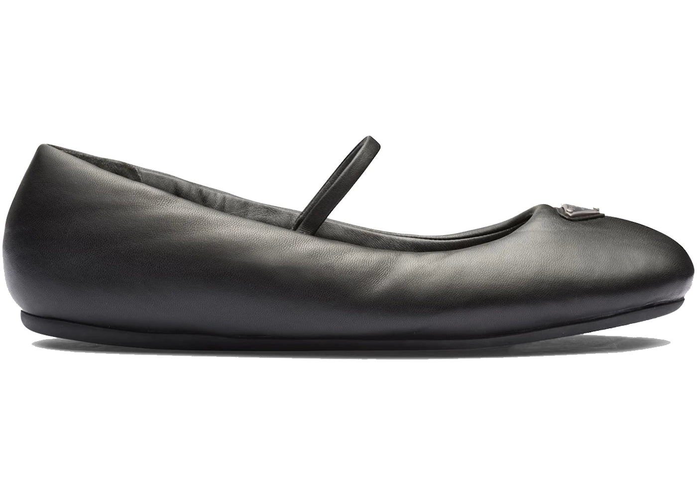 Prada Soft Padded Ballerinas Flats Black Nappa Leather
