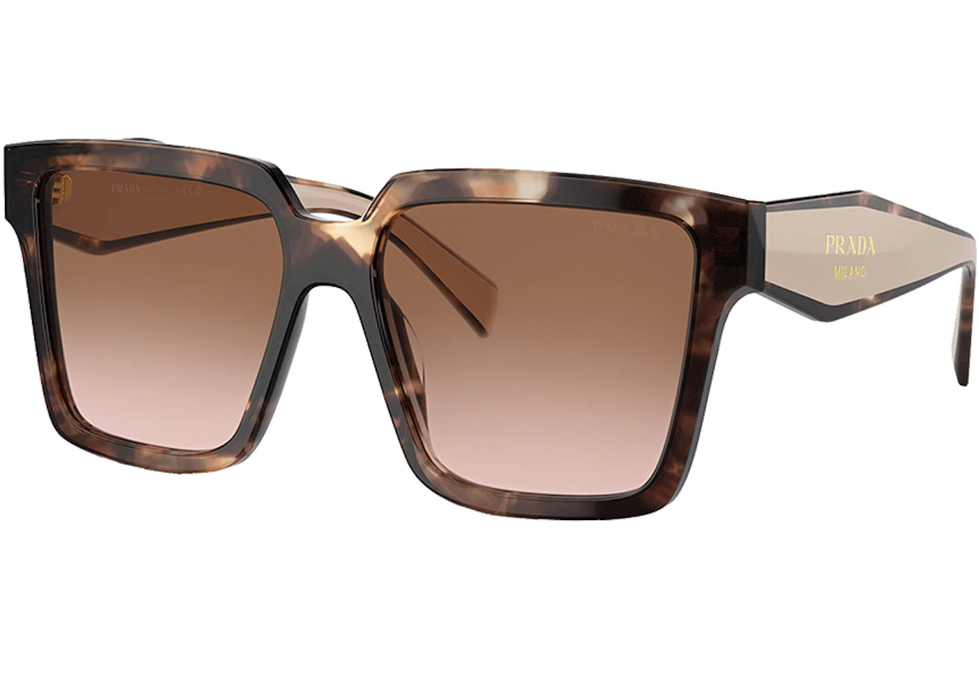 Prada Square Sunglasses Caramel Tortoise (PR_24ZS_07R0A6_56mm)