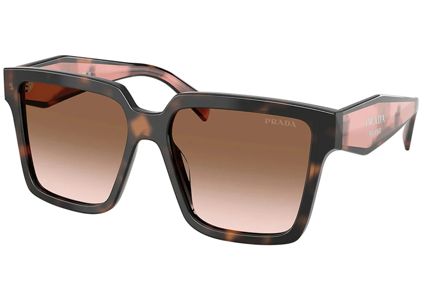 Prada Square Sunglasses Mauve Tortoise (PR_24ZS_23A0A6_56mm)