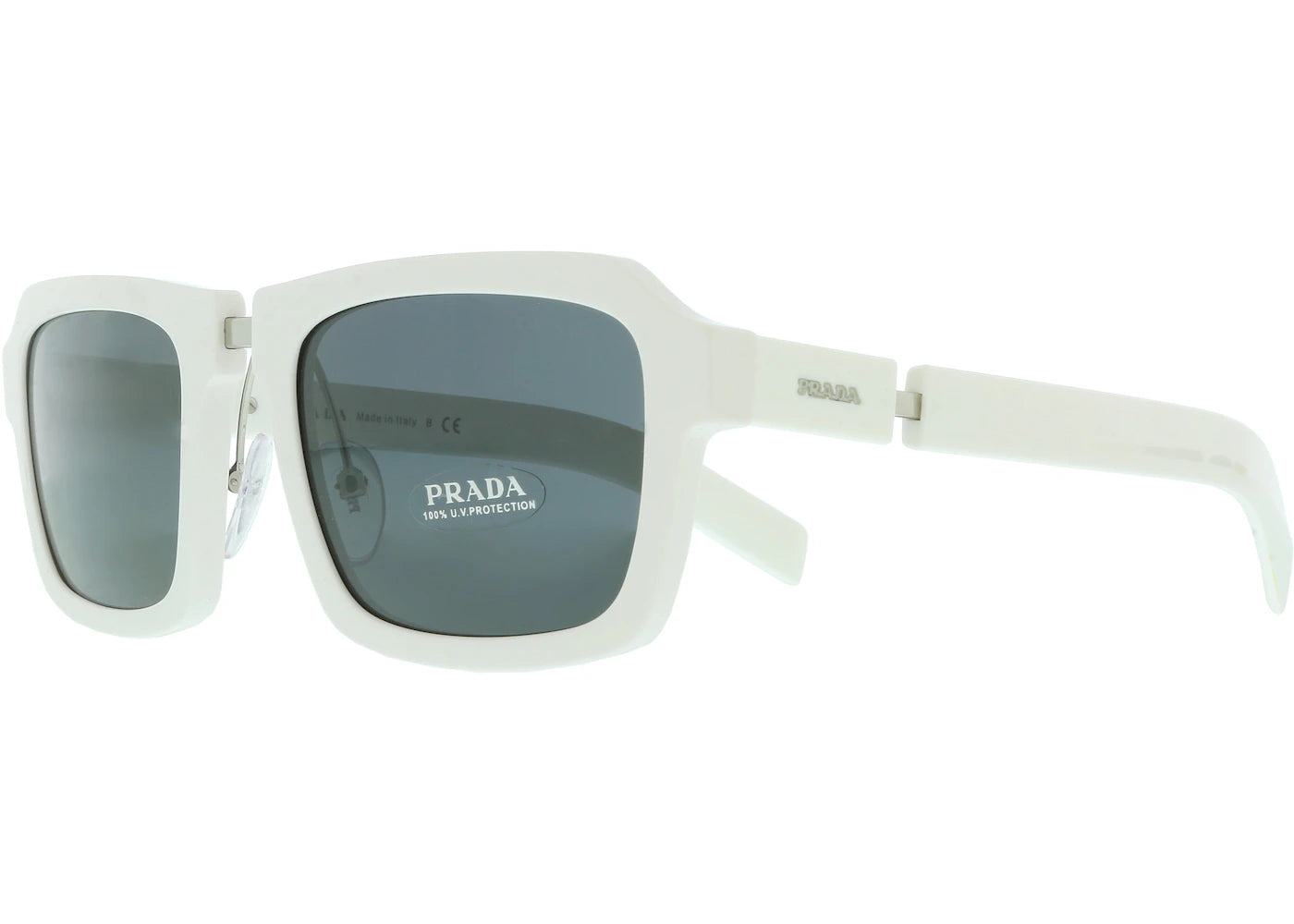 Prada Square Sunglasses White (0PR 09XS 4AO5S0)