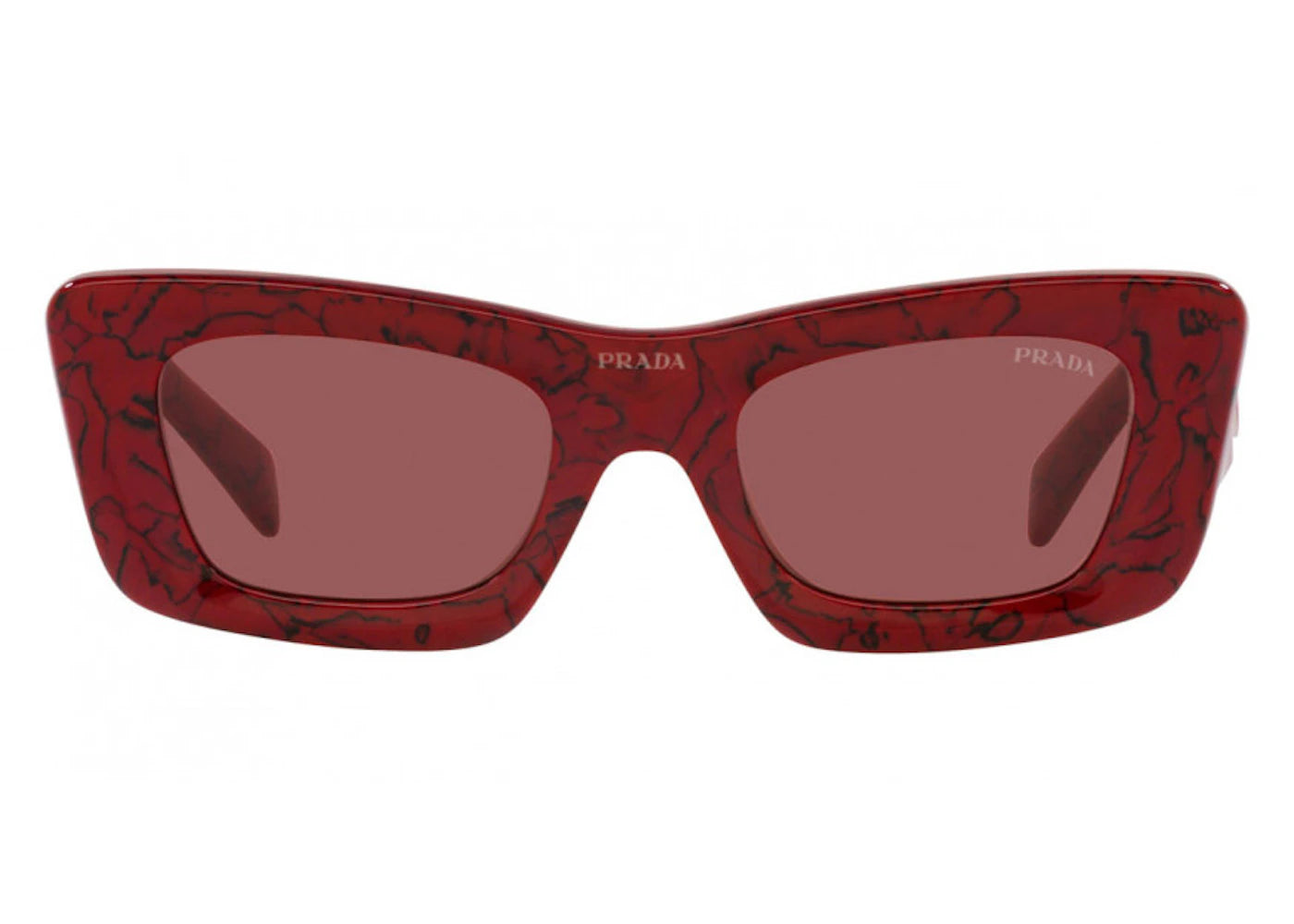 Prada Sunglasses PR 13ZSF Etruscan Marble/Dark Violet (PR13ZSF-15D08S-52)