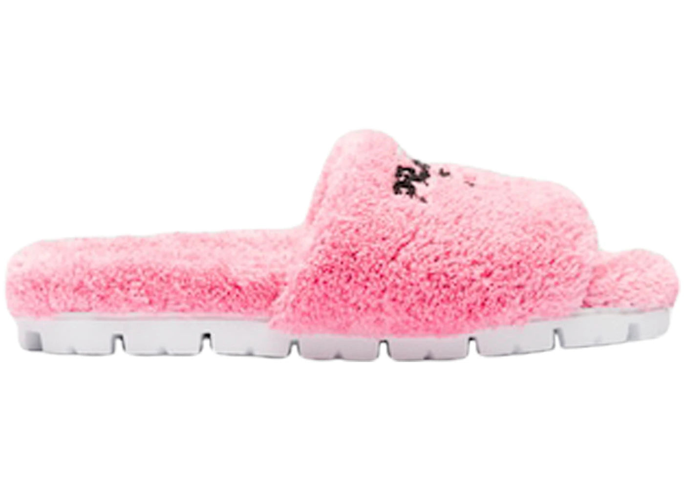 Prada Terry Cloth Slides Petal Pink