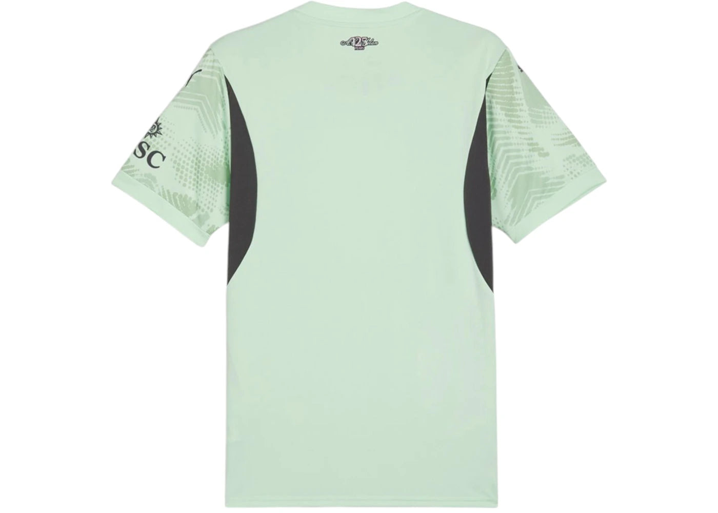 Puma AC Milan Goalkeeper Crew Neck Short Sleeve Soccer Jersey Fresh Mint