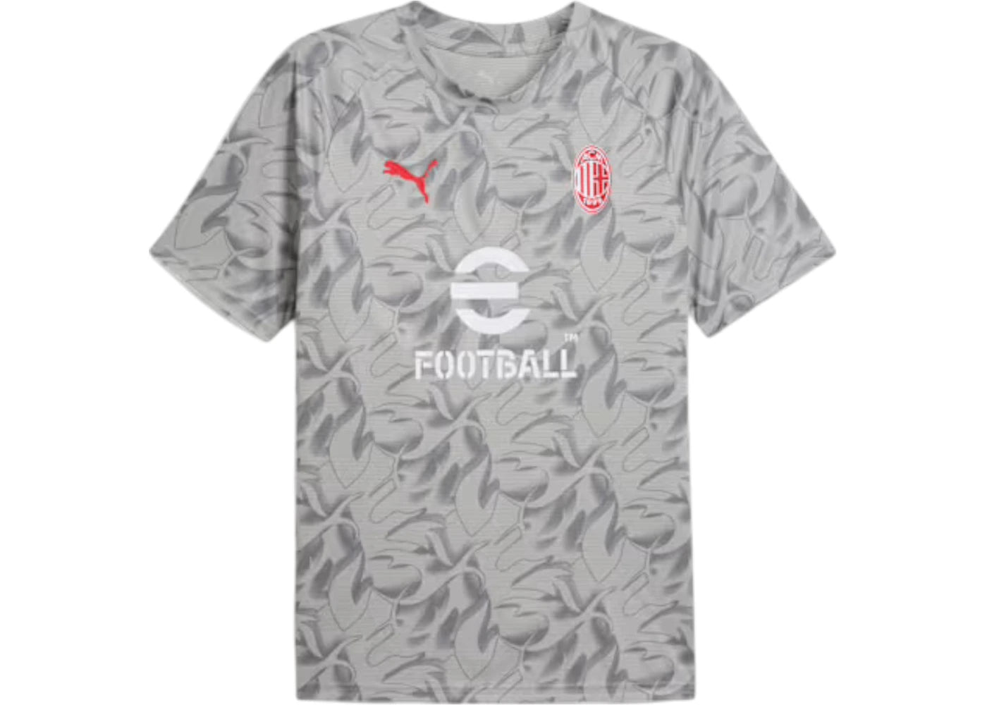 Puma AC Milan Pre-Match Jersey Smokey Gray/White