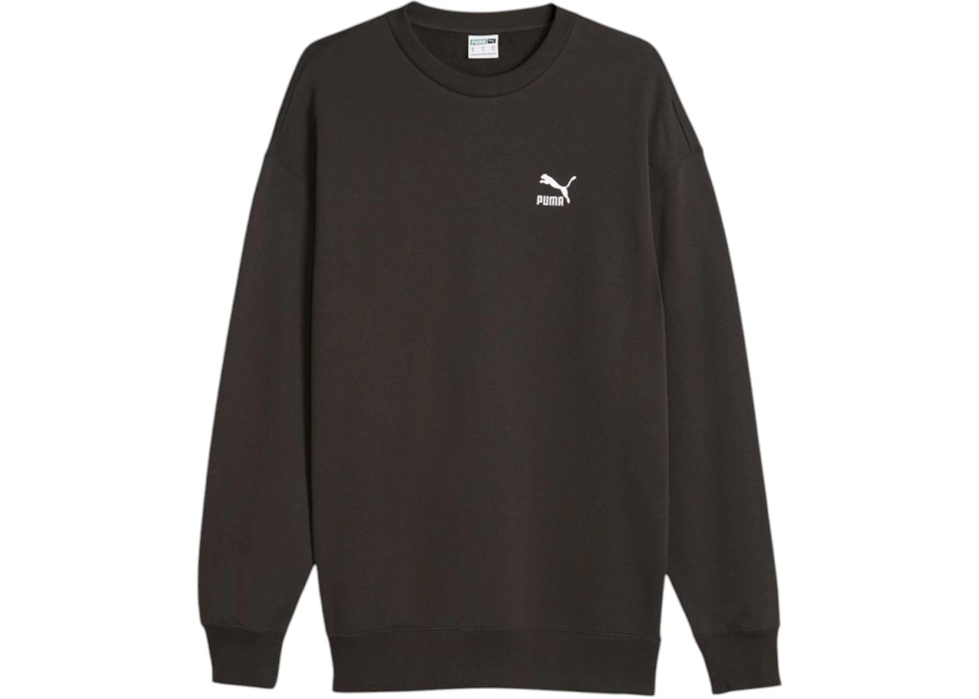 Puma Better Classics Logo Crew Neck Sweatshirt Black