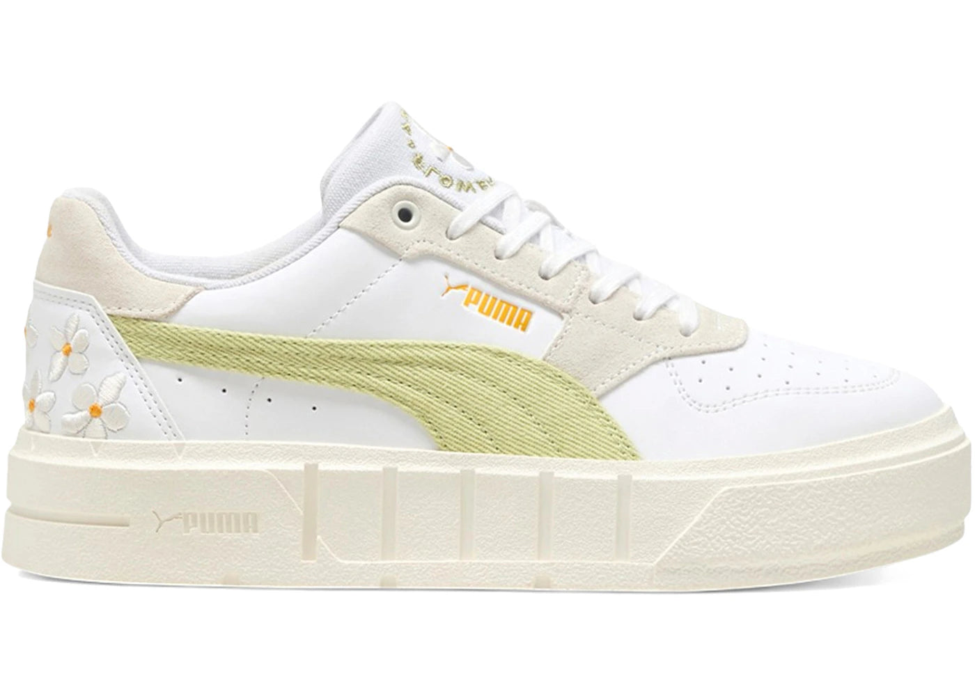 Puma Cali Court Embroidery Pistachio Green (Women's)
