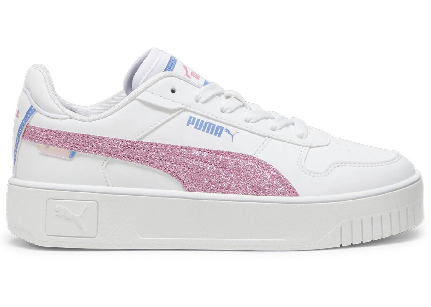 Puma Carina Street Deep Dive White Fast Pink Blue Skies (GS)