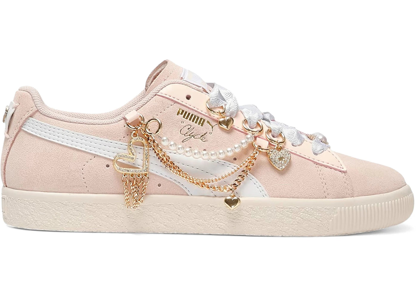 Puma Clyde Charm Rosebay Alpine Snow (Women's)