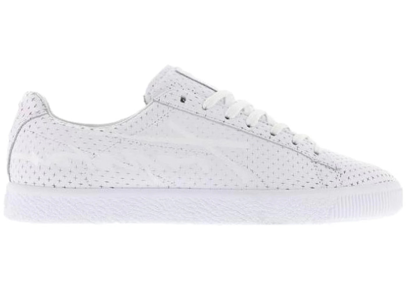 Puma Clyde Perforated Trapstar White