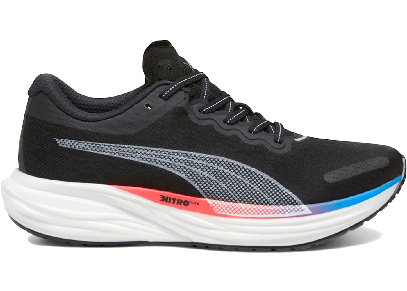 Puma Deviate Nitro 2 Black Ultra Blue Fire Orchid