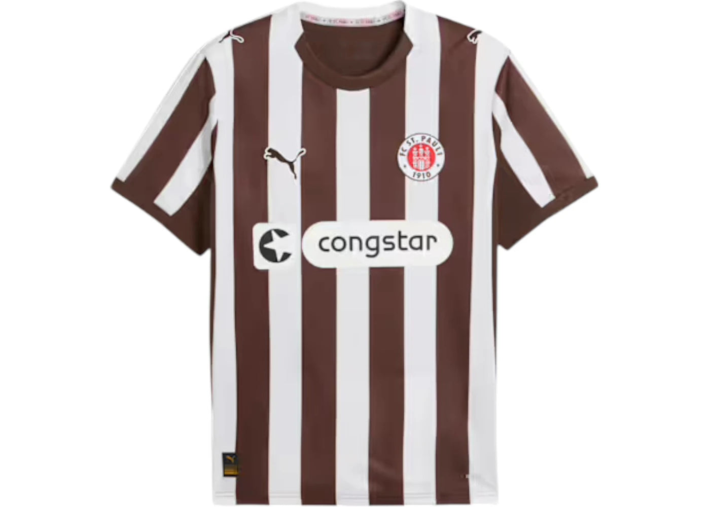 Puma FC St. Pauli '25/'26 Home Jersey Espresso Brown/White