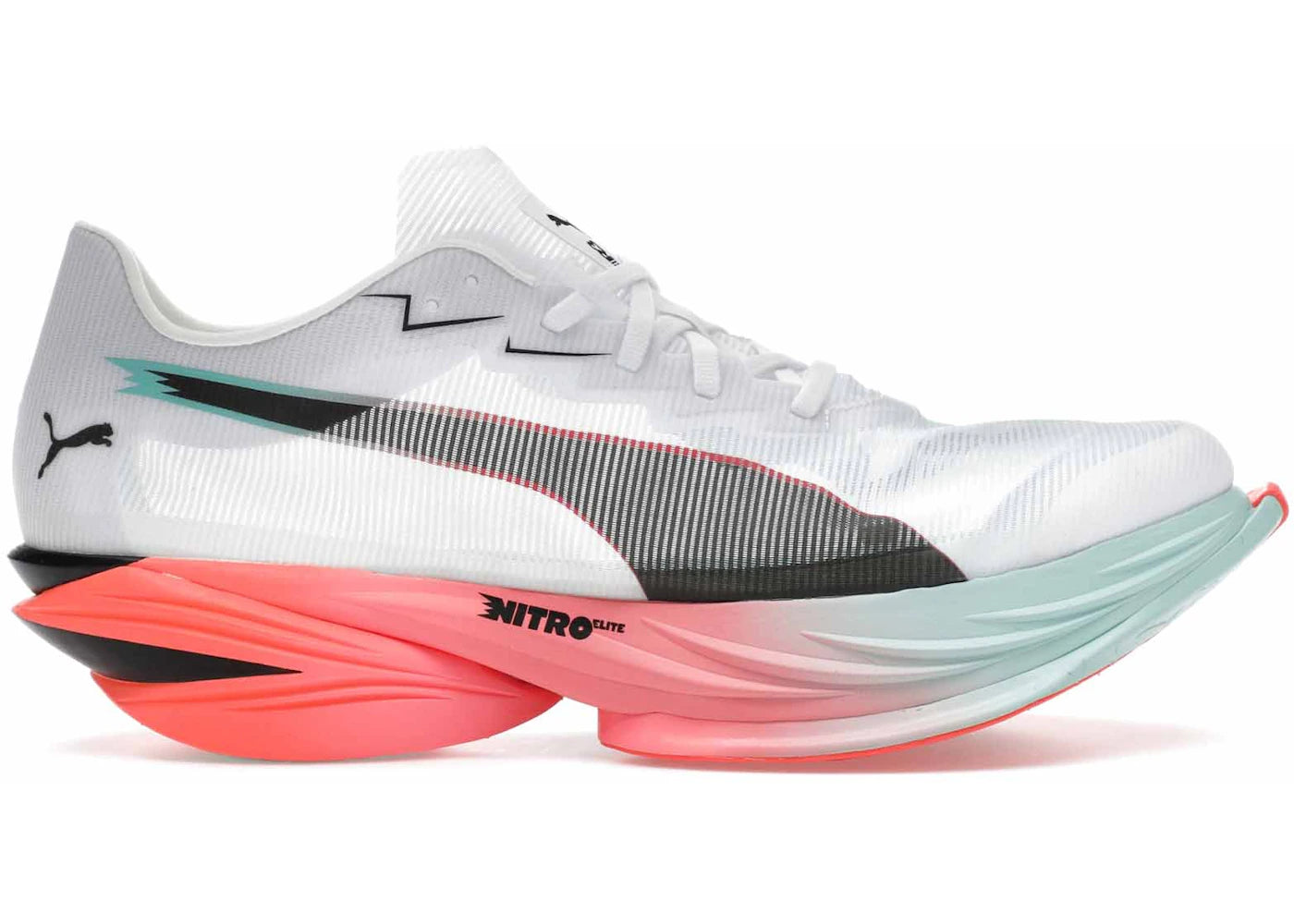 Puma Fast-R Nitro Elite 3 White Glowing Red Mint