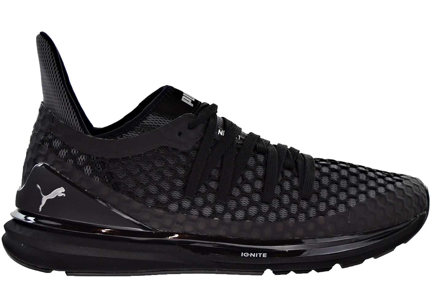 Puma Ignite Limitless Netfit Black White