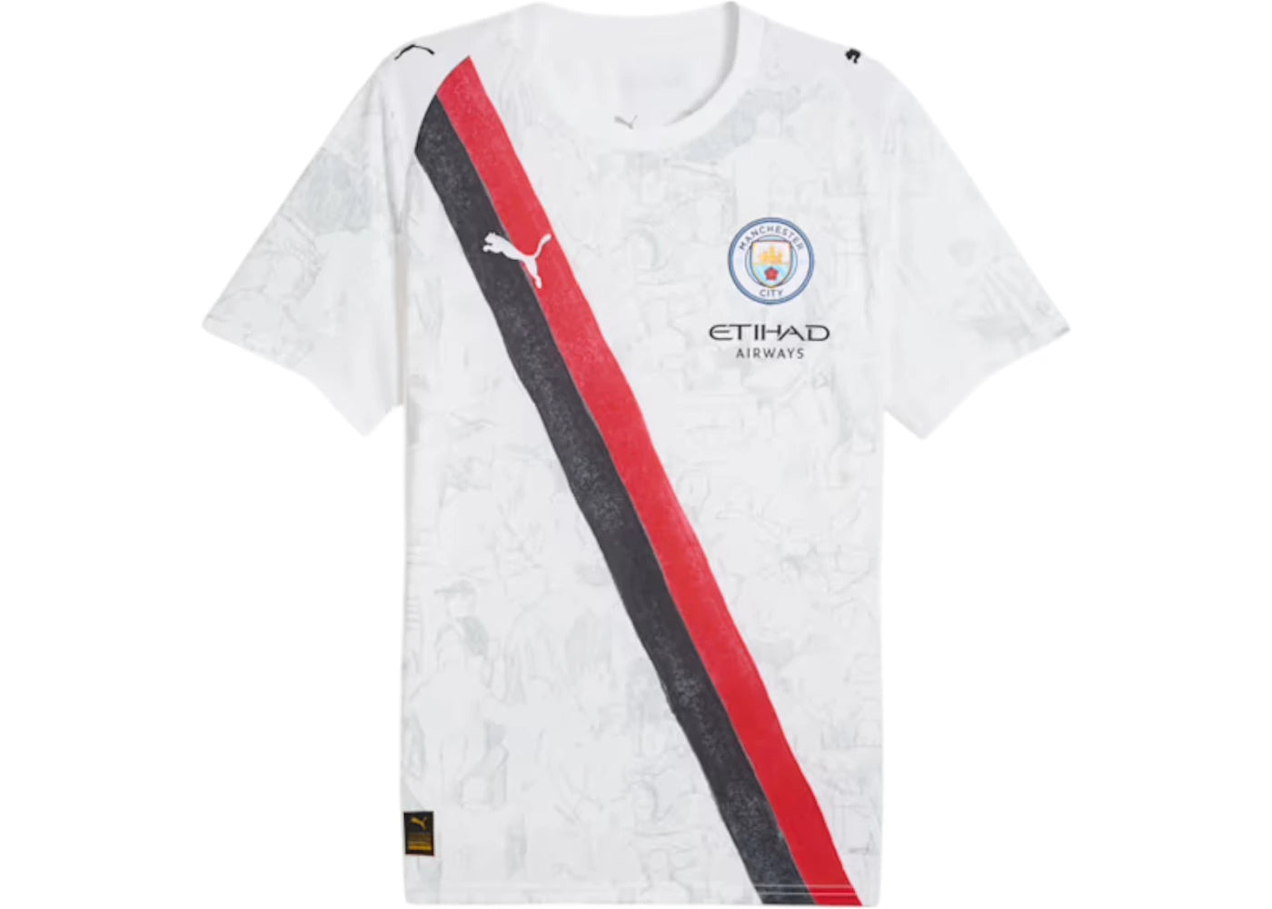 Puma KidSuper Manchester City Replica Jersey White/Black
