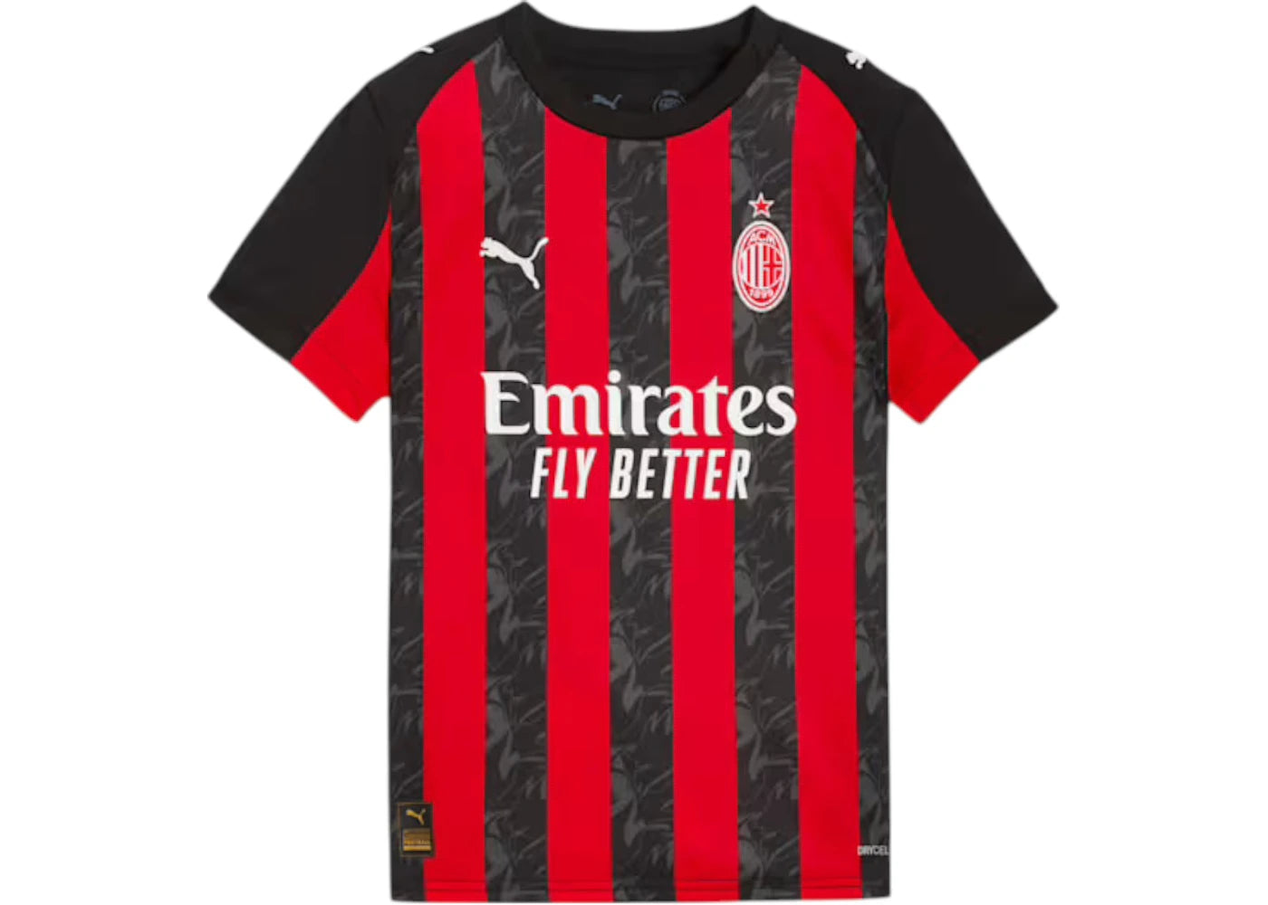 Puma Kids AC Milan '25/'26 Home Replica Jersey For All Time Red/Black