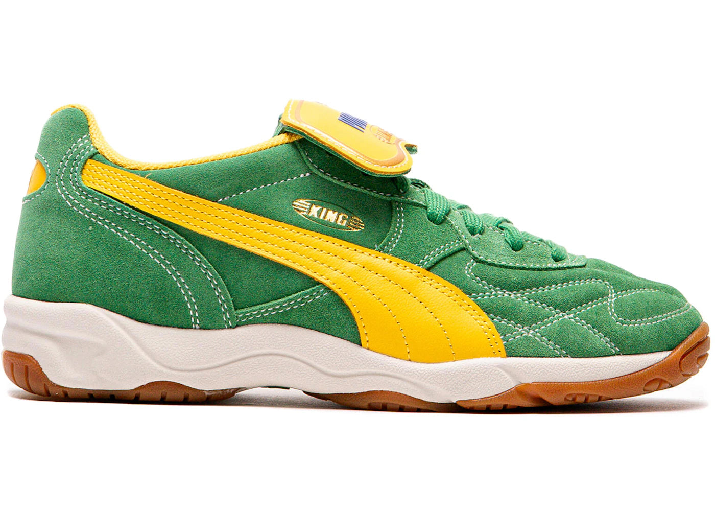 Puma King Indoor Archive Green Yellow Sizzle