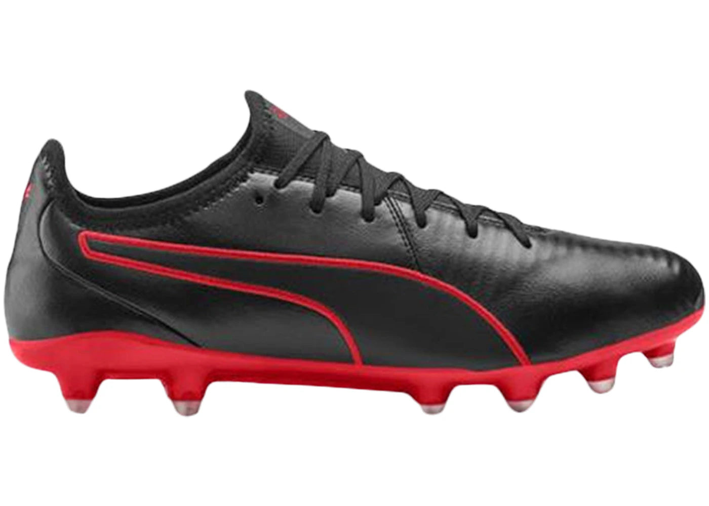 Puma King Pro FG Puma Black High Risk Red