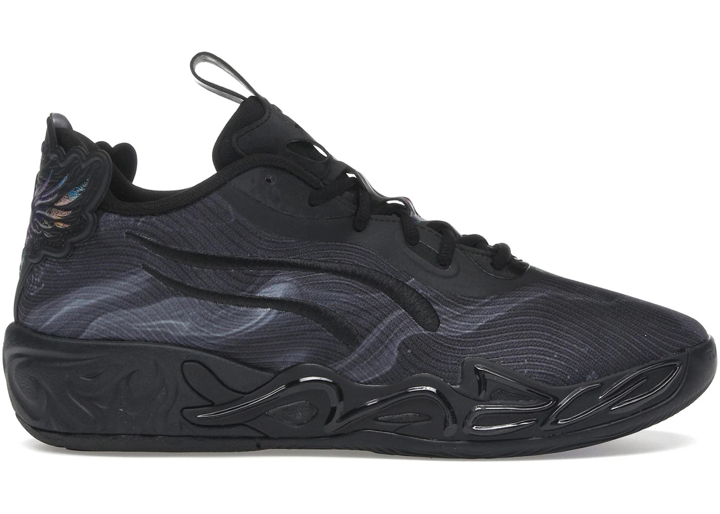 Puma LaMelo Ball MB.04 Lo Team Black Dark Amethyst