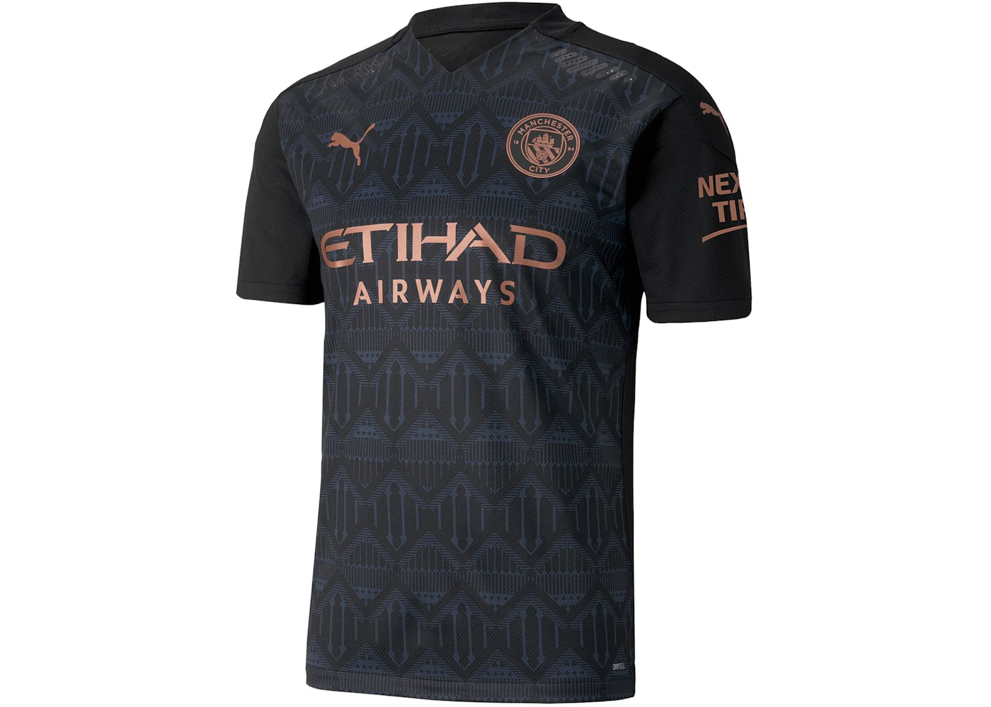 Puma Manchester City Authentic Away Shirt 2020-21 Jersey Black