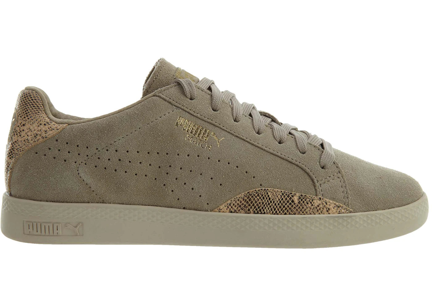 Puma Match Lo S Snake Chinchilla Gold (Women's)