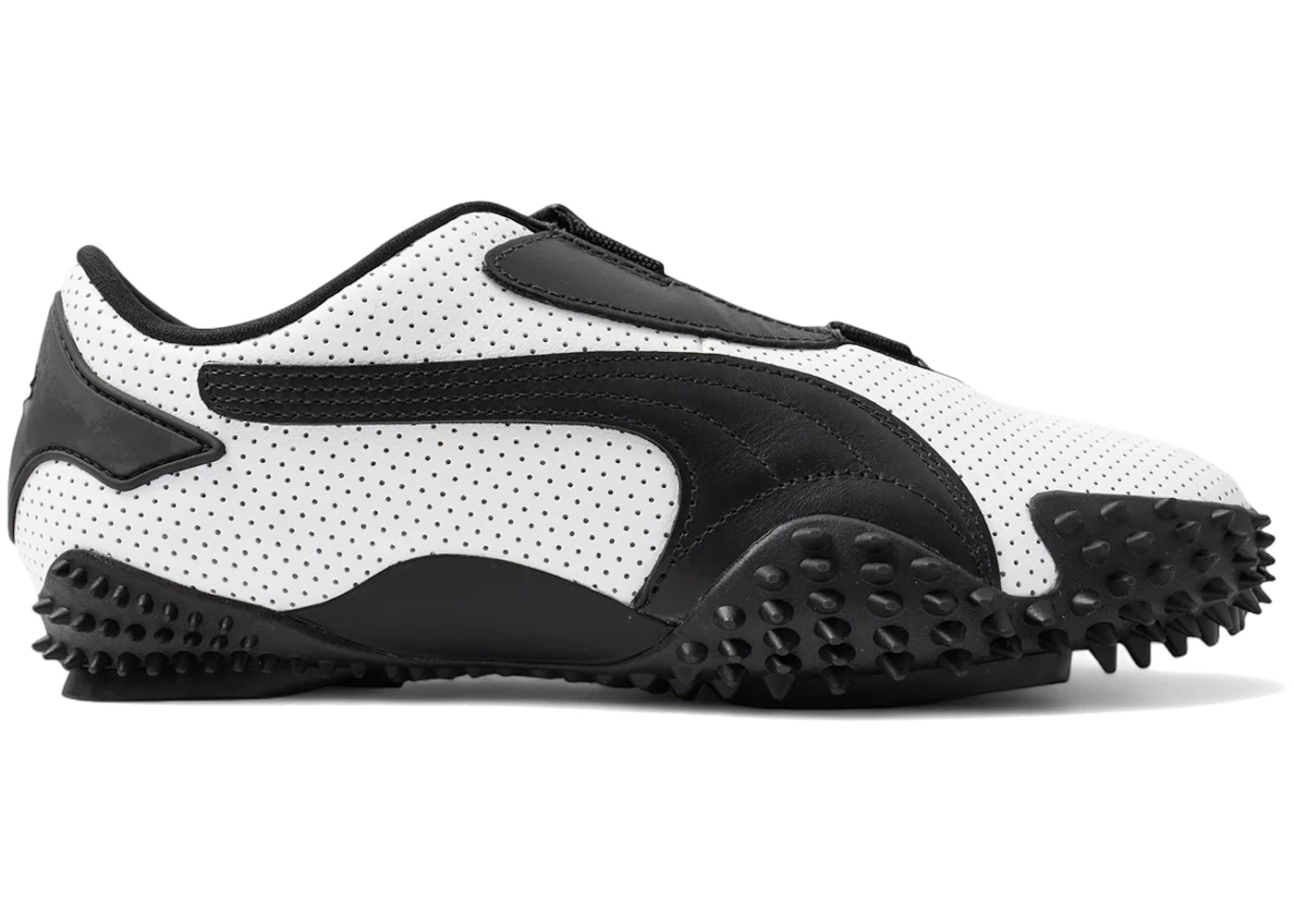Puma Mostro Perforated Leather White Black (Women's)