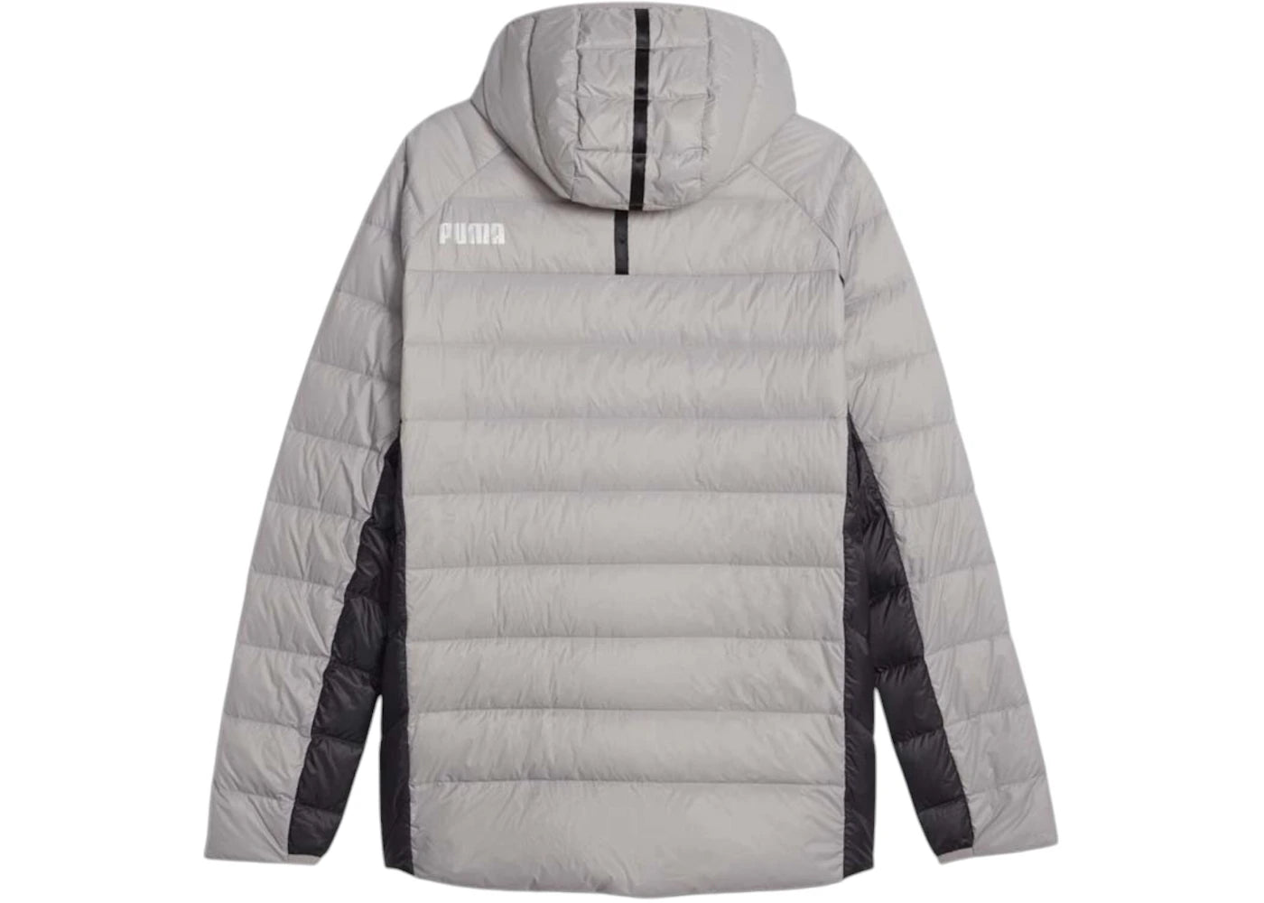 Puma Packlite Hooded Down Full Zip Jacket Concrete Gray