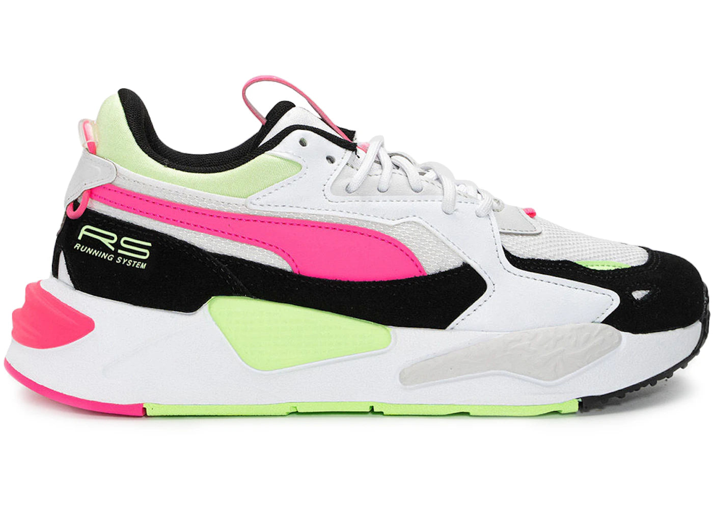 Puma RS-Z Reinvent White Fluo Pink Black Fizzy Lime (Women's)