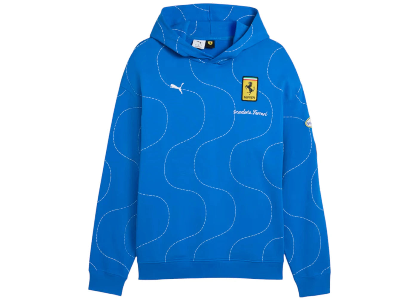 Puma Scuderia Ferrari HP Monza Hoodie Steer Blue