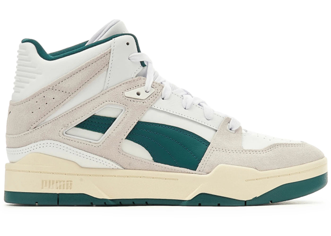 Puma Slipstream Mid Heritage White Green