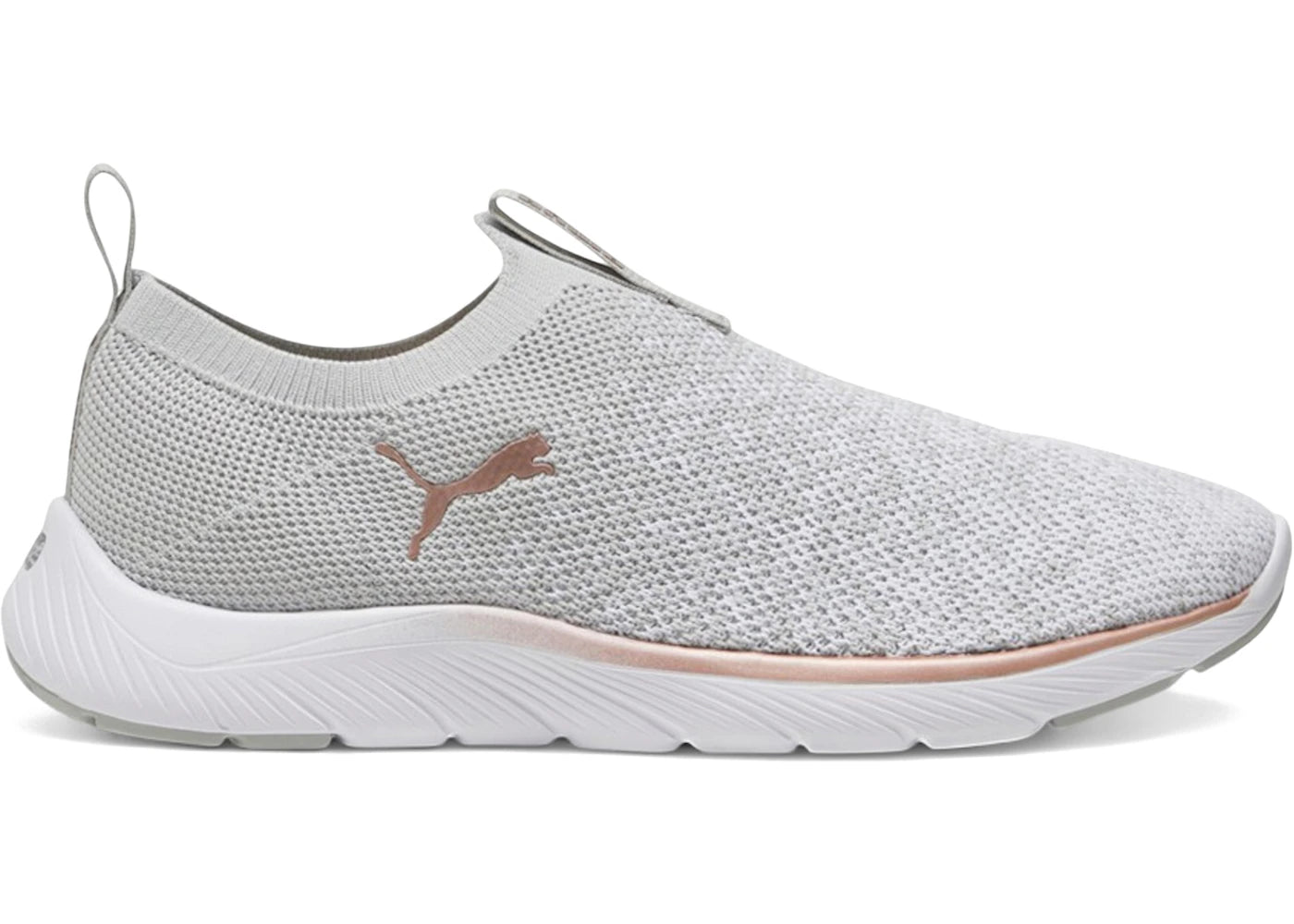 Puma Softride Remi Slip-On Ash Gray White Rose Gold (Women's)