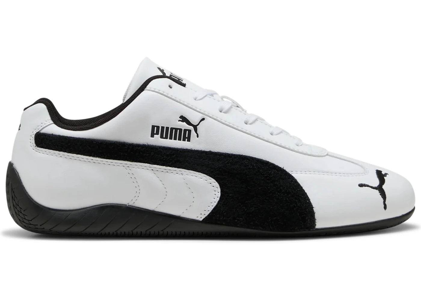 Puma Speedcat Leather White Black Suede Formstrip