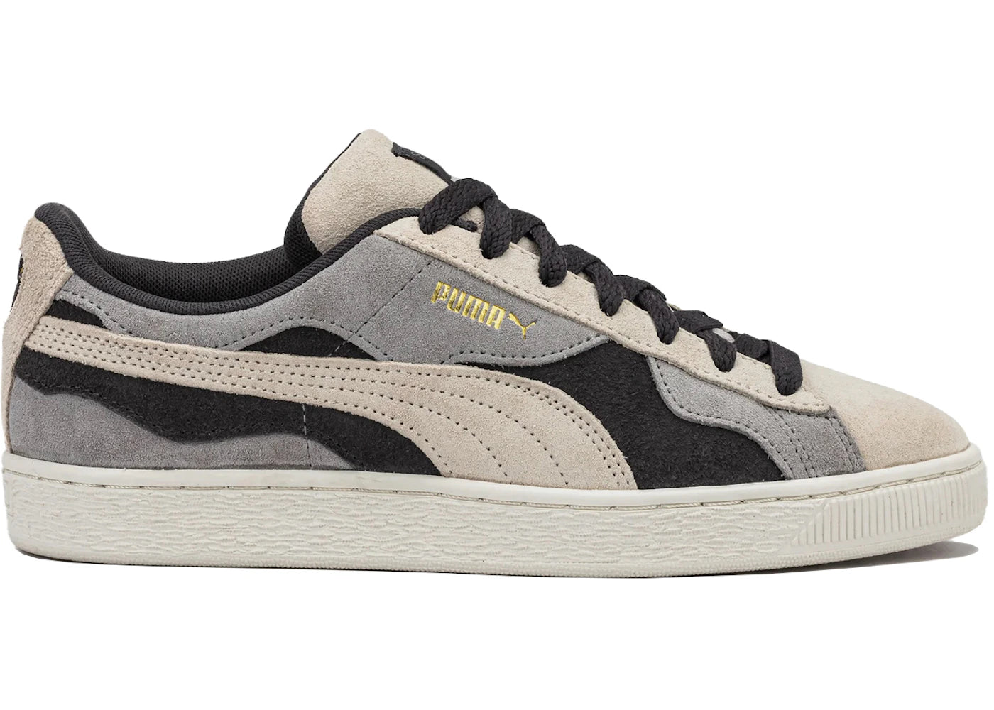 Puma Suede Camowave Shoe Palace Exclusive Grey White