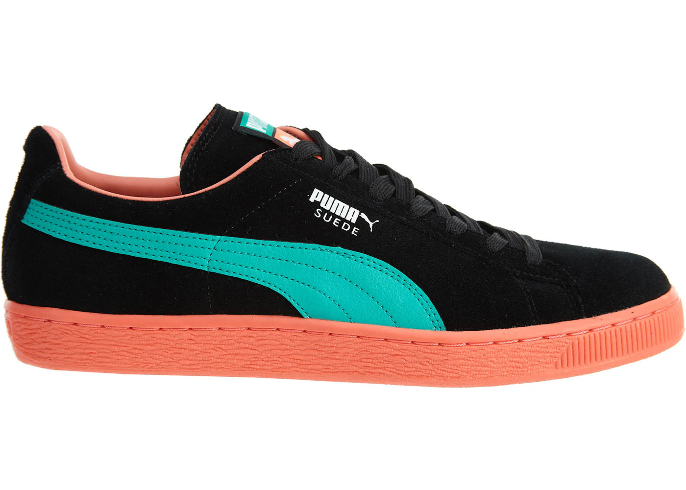Puma Suede Classic Lfs Black/Fluo Teal/Fluo Peach