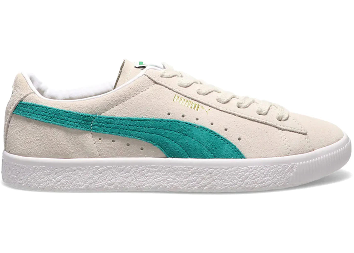 Puma Suede VTG Beige Emerald Green