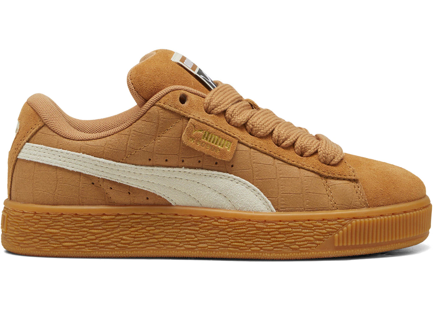 Puma Suede XL Elevated Caramel Latte Gum (Women's)