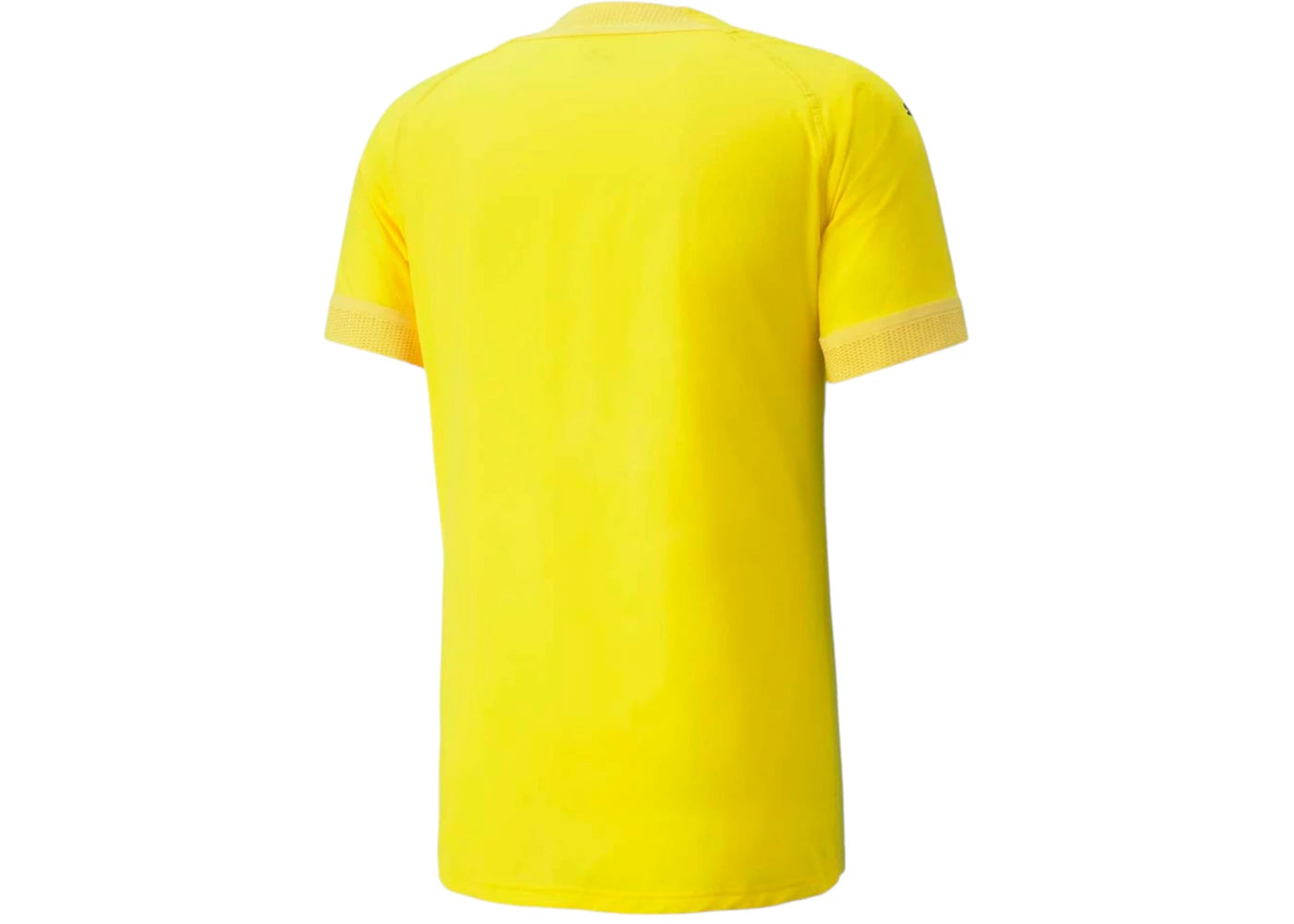 Puma Teamfinal V Neck Short Sleeve Soccer Jersey Cyber Yellow