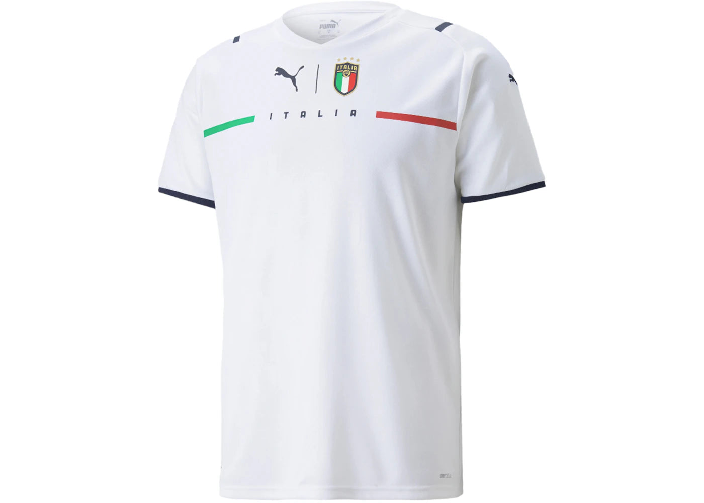 Puma UEFA Euro 2020 Italy Away Replica Mens Jersey White Peacoat