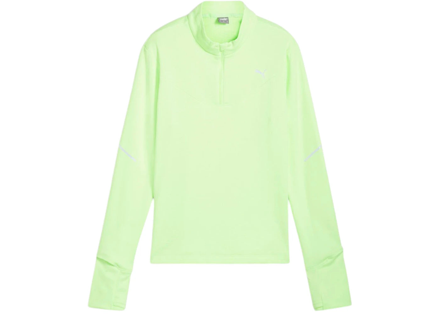 Puma Women's Run Grid Fleece Half Zip Jacket Fizzy Apple