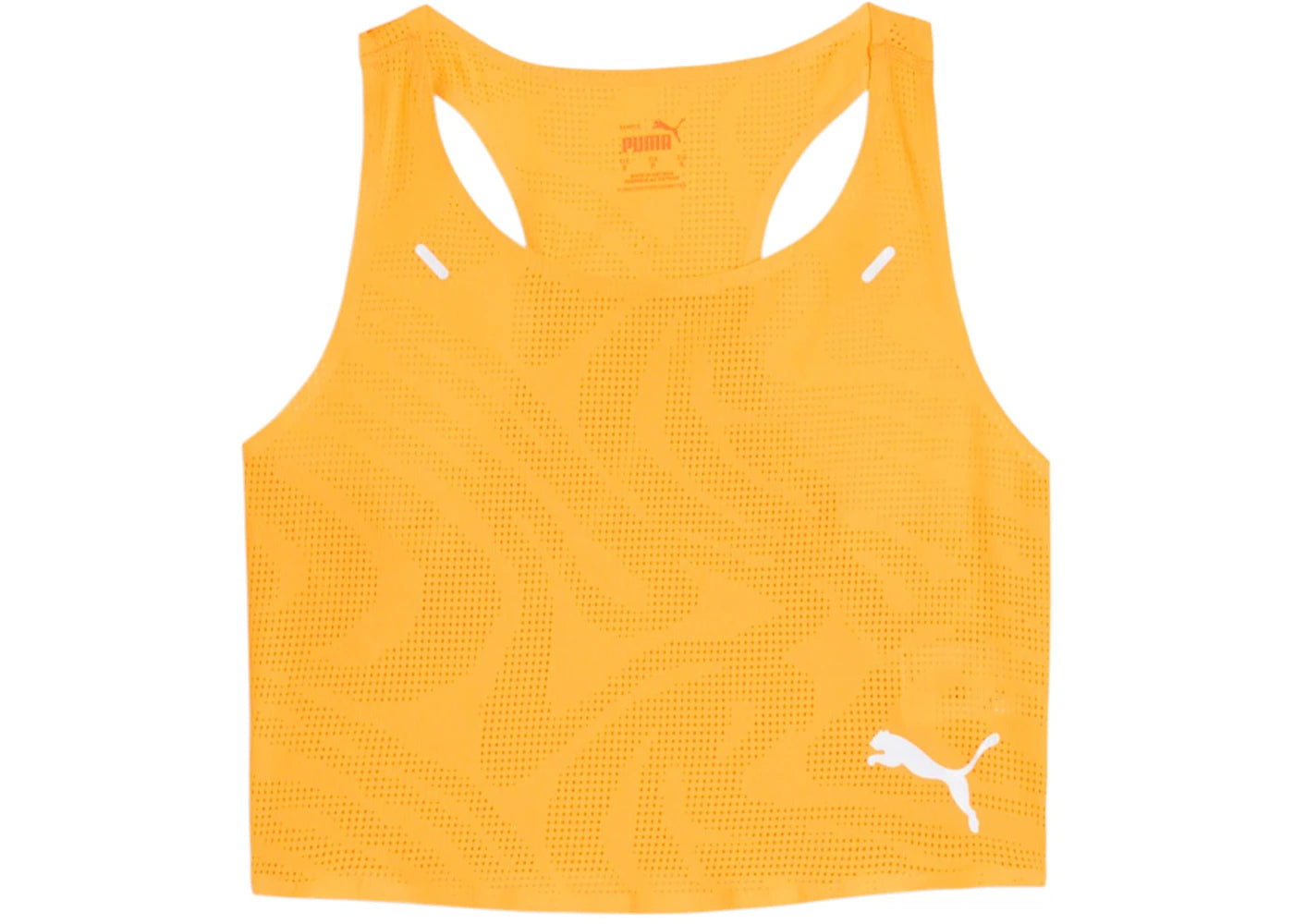 Puma Women's Run Ultraspun Scoop Neck Athletic Tank Top Sun Stream