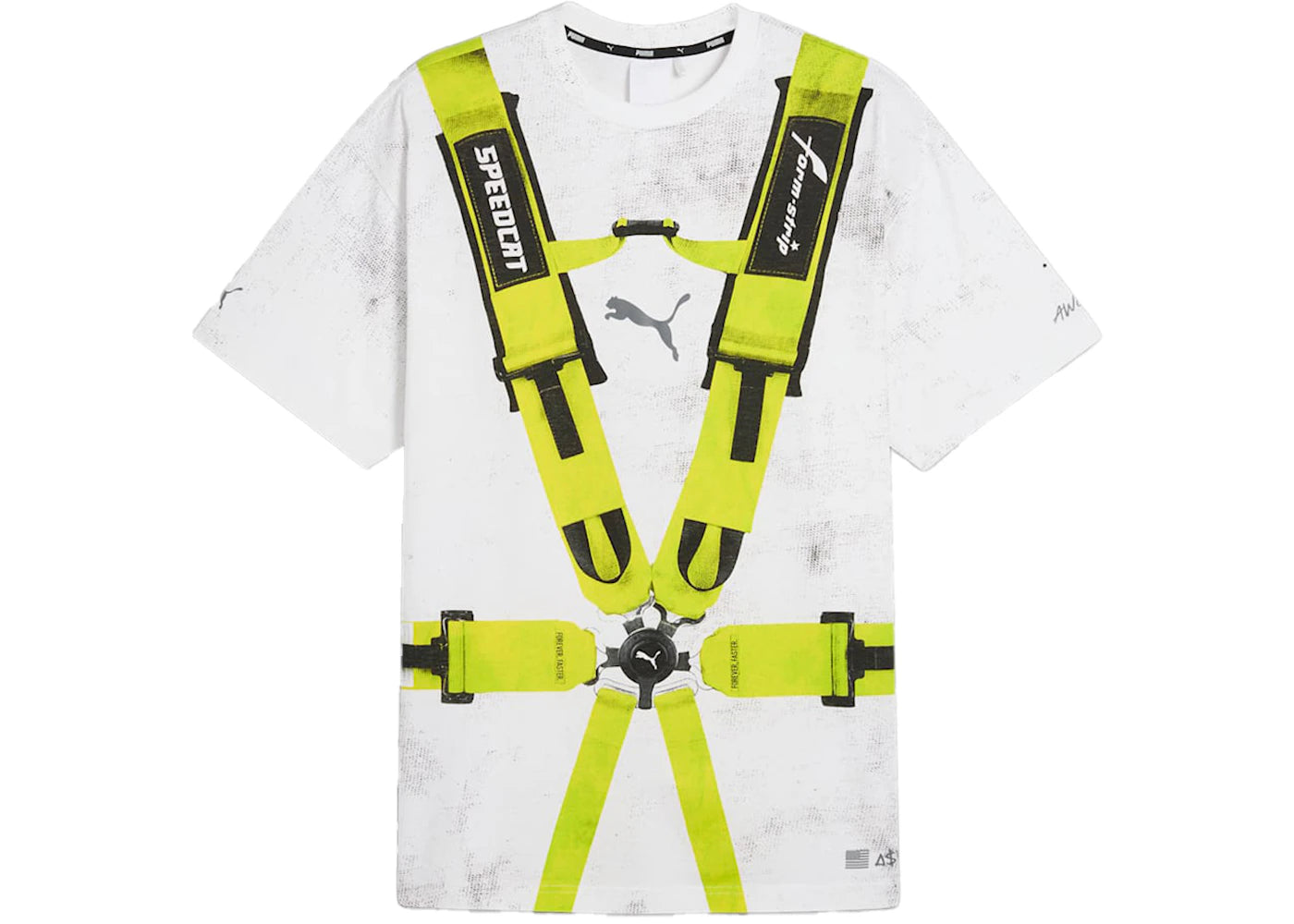 Puma x A$AP Rocky Seatbelt Tee White/Lime Pow