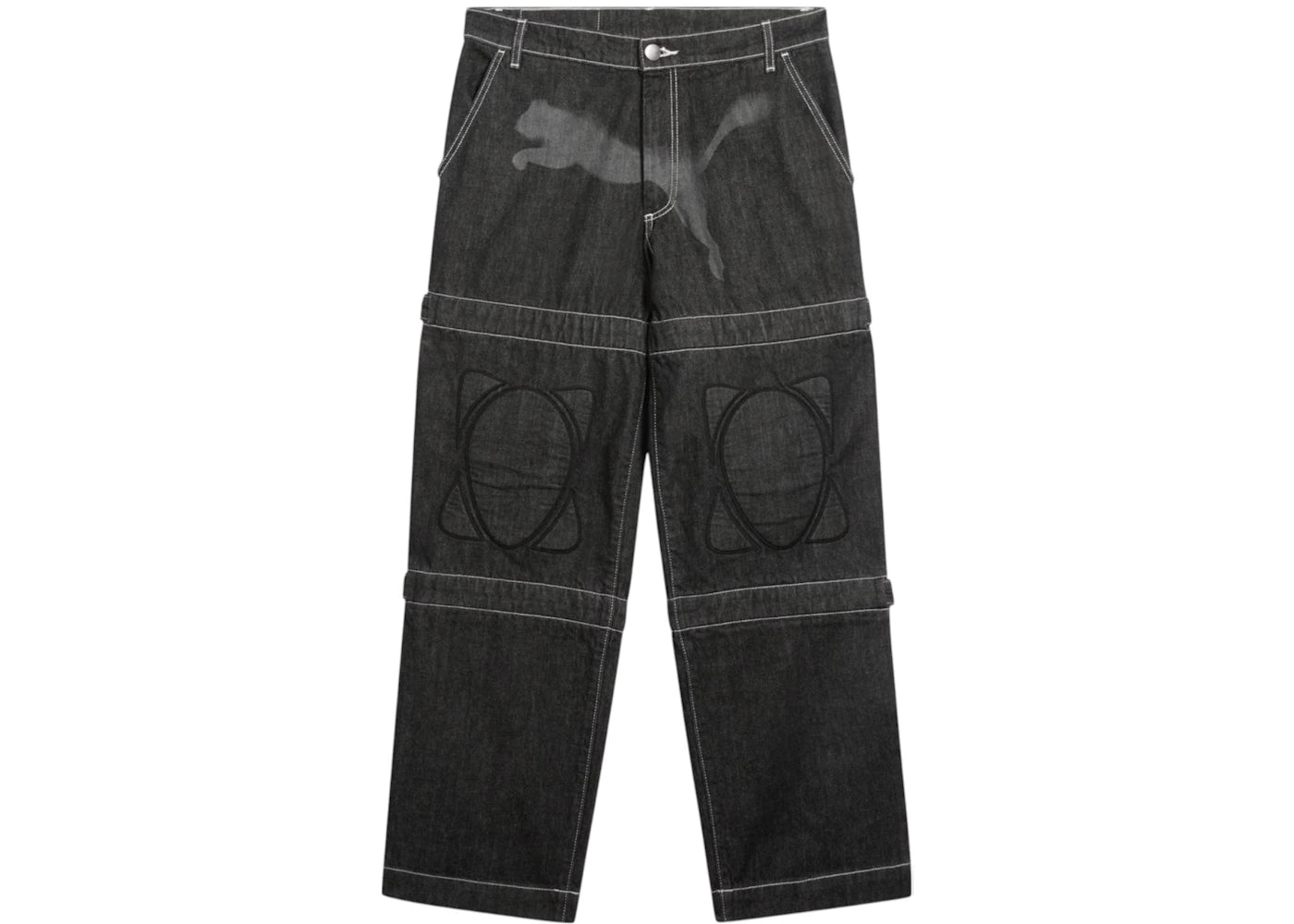 Puma x A$AP ROCKY Knee Pad Pants Black-Denim