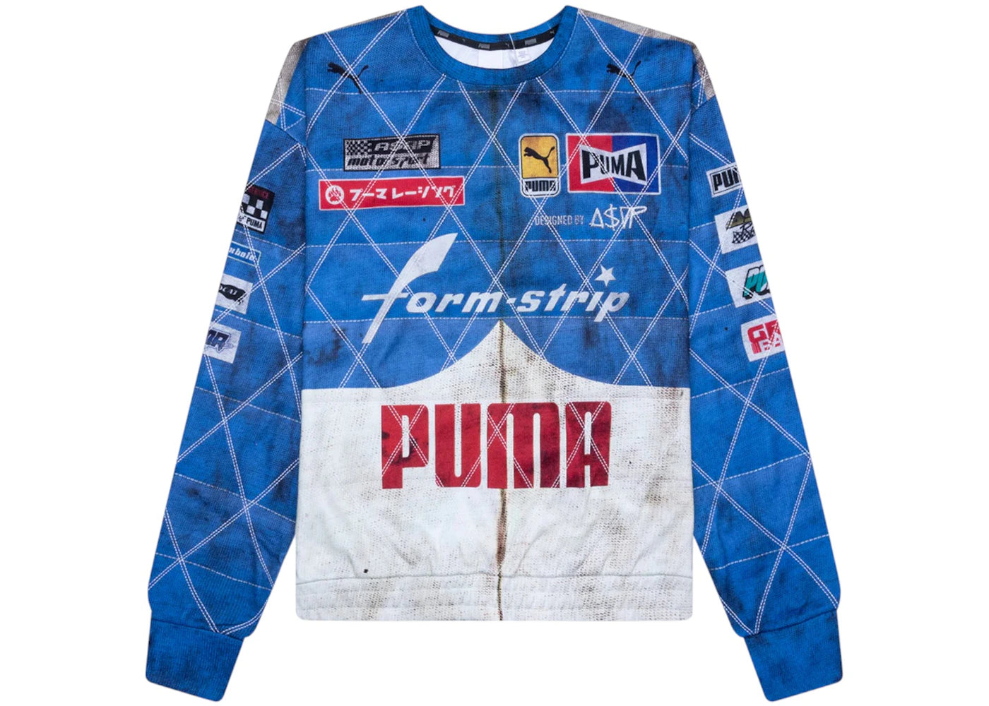 Puma x A$AP Rocky Quilted Sweat Shirt Clyde Royal