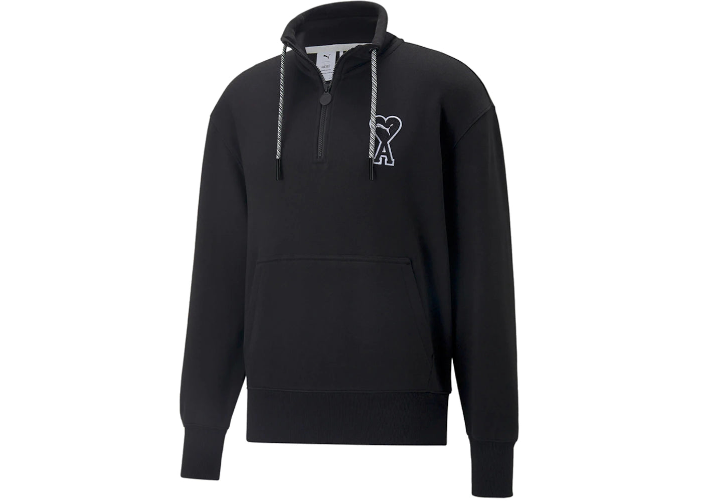 Puma x Ami Half Zip Sweatshirt Black